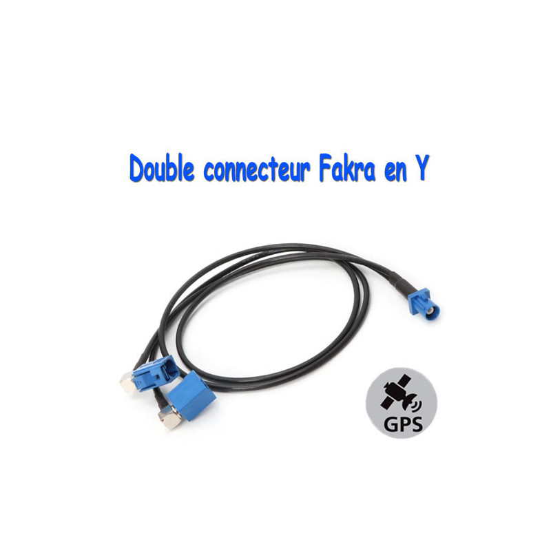 Double connecteur Fakra GPS / Radio