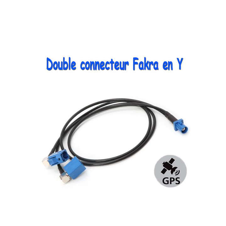 Double connecteur Fakra GPS / Radio