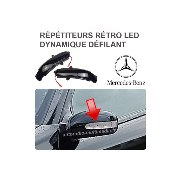 Clignotant Led Dynamique, Defilant pour Mercedes