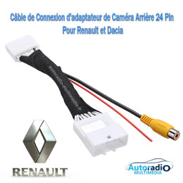 Adaptateur 24 Broches pour Caméra de Recul Renault, Dacia, Opel