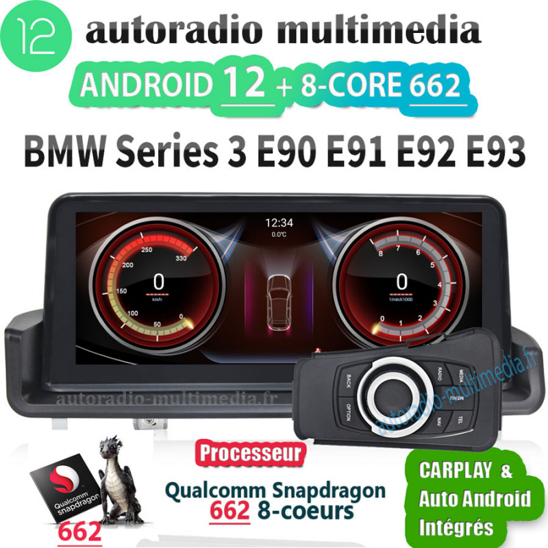 Android 12 Autoradio Multimédia Vedio Lecteur Pour Bmw 3 5 Série