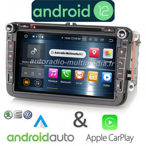 Autoradio GPS Bluetooth Anroid vw Seat Skoda