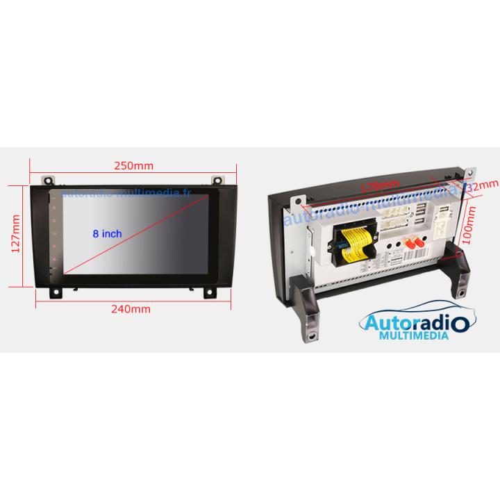 Autoradio Android Pour Mercedes benz SLK