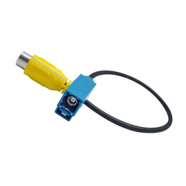 Adaptateur vidéo Fakra vers RCA.