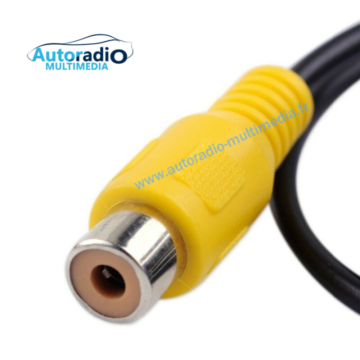 Adaptateur vidéo Fakra vers RCA.
