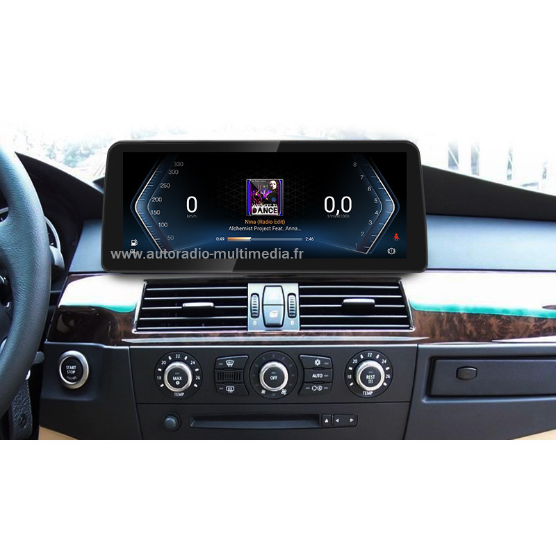 autoradio multimedia android 12 pour BMW Série 3 E90 E91 E92 E93 Série 5 E60  E61