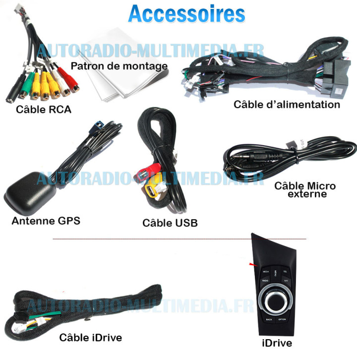 Autoradio BMW Série 1  - CarPlay & Android Auto