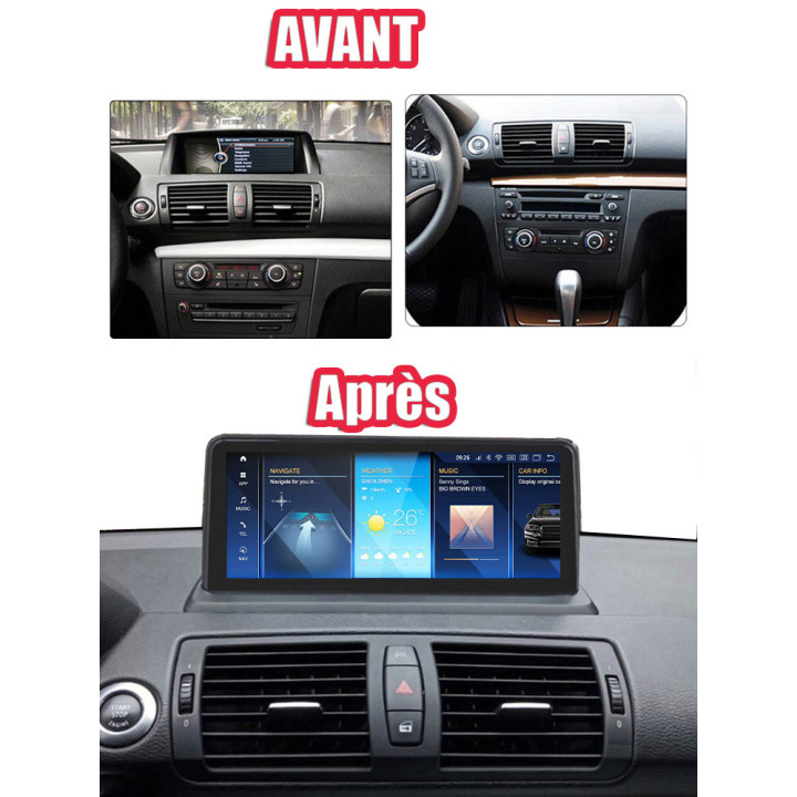 Autoradio BMW Série 1  - CarPlay & Android Auto