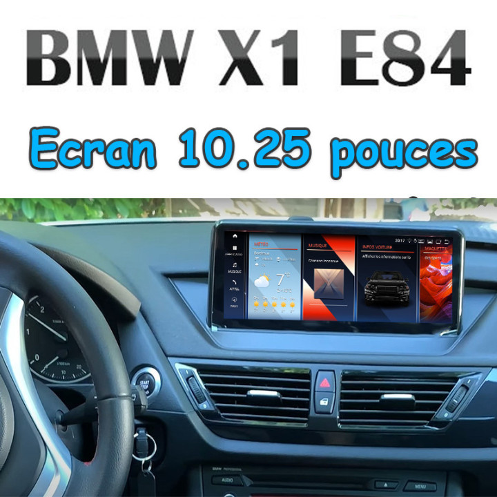 autoradio multimedia android 12 pour BMW X1 E84.