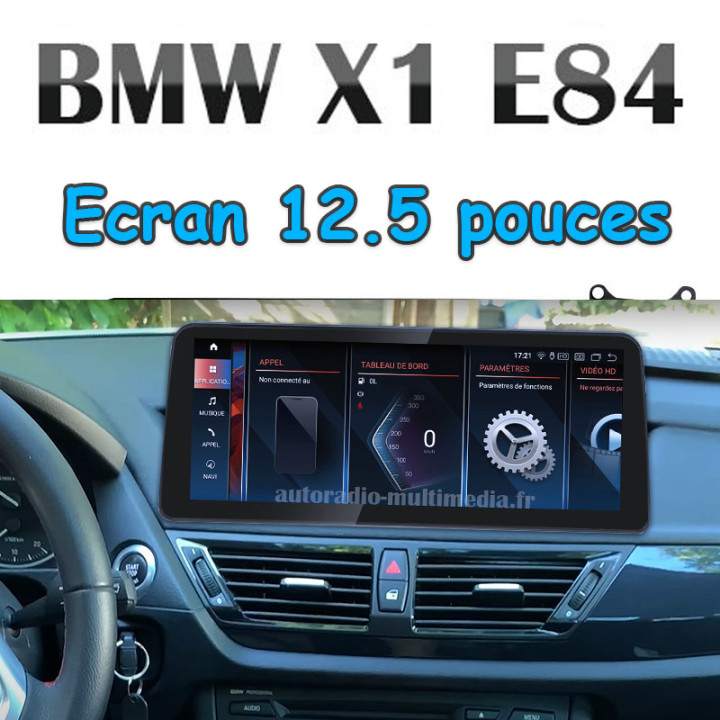 autoradio multimedia android 12 pour BMW X1 E84.