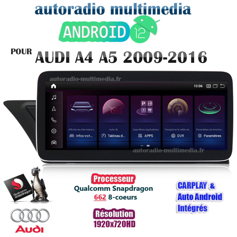 Ecran Android pour Audi A4 / A5