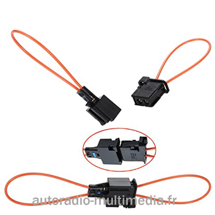 Adaptateur / dérivation boucle optique à fibre optique pour voiture