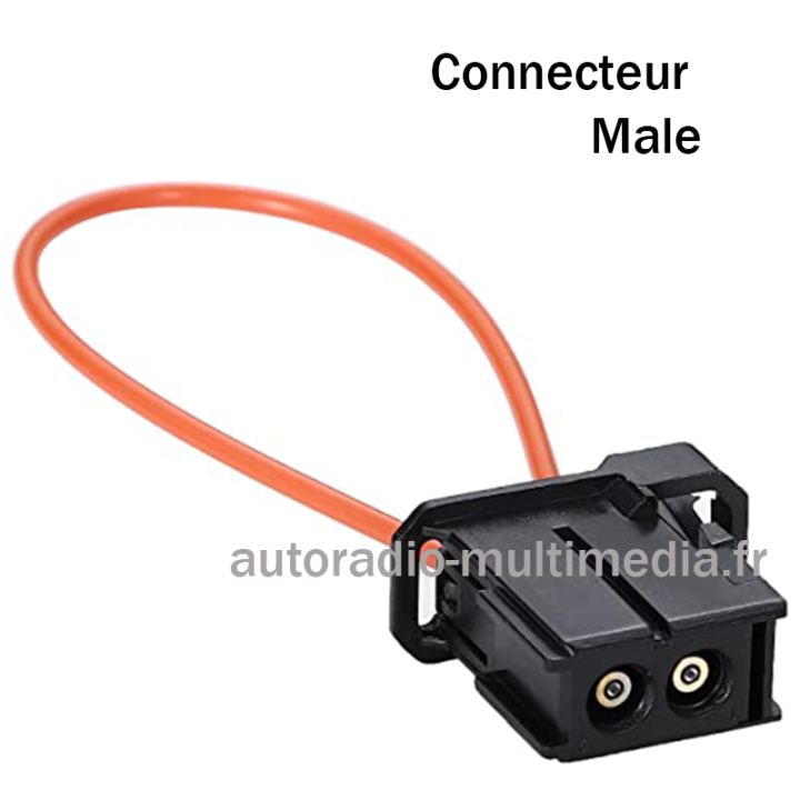 Adaptateur / dérivation boucle optique à fibre optique pour voiture