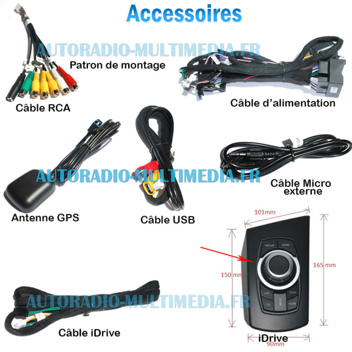Ecran Multimédia Android pour BMW X3 e83