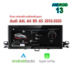 Ecran autoradio multimédia pour Audi A4L A4 B9 A5 2016 à 2020