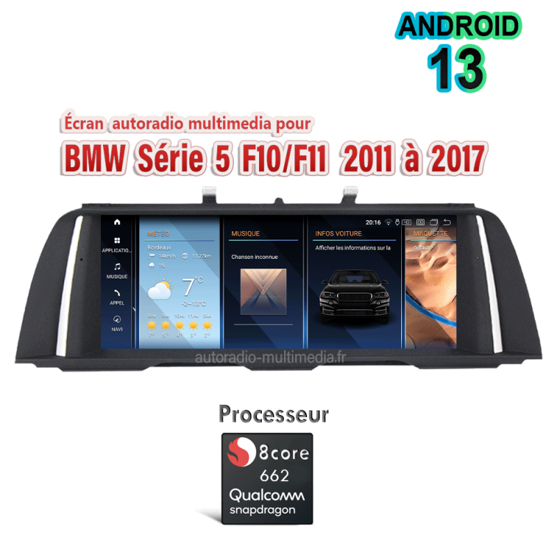 ecran autoradio multimédia android pour bmw 2011 2012 2013 2014 2015 2016 2017