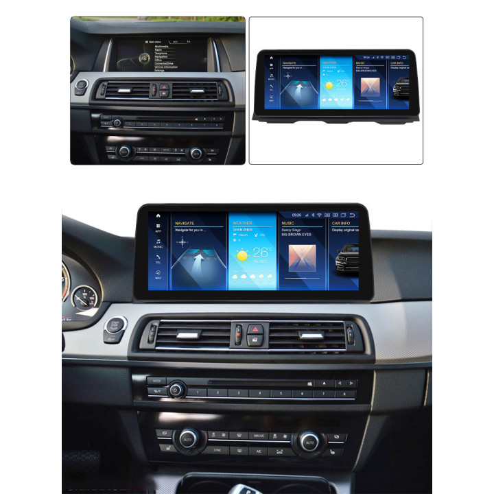 Autoradio BMW Série 5 F10 F11 12,3" - CarPlay & Android Auto
