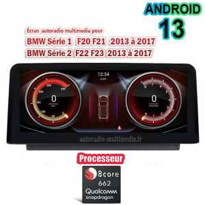 autoradio multimedia android 13  pour serie 1 serie 2 f20 f21 f22 f23