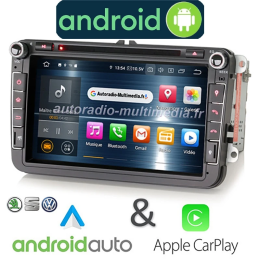 Autoradio GPS Bluetooth Anroid vw Seat Skoda