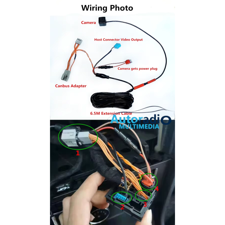 Caméra de recul OEM VW, Audi, Skoda