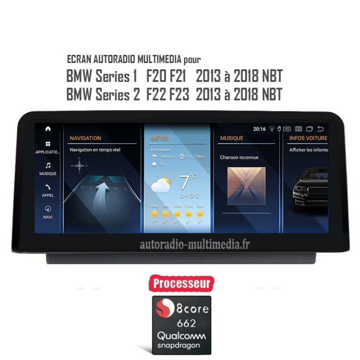 autoradio multimedia android 13 pour BMW Série 1 F20 F21 Série 2 F22 F23 2013 2014 2015 2016 2017 2018