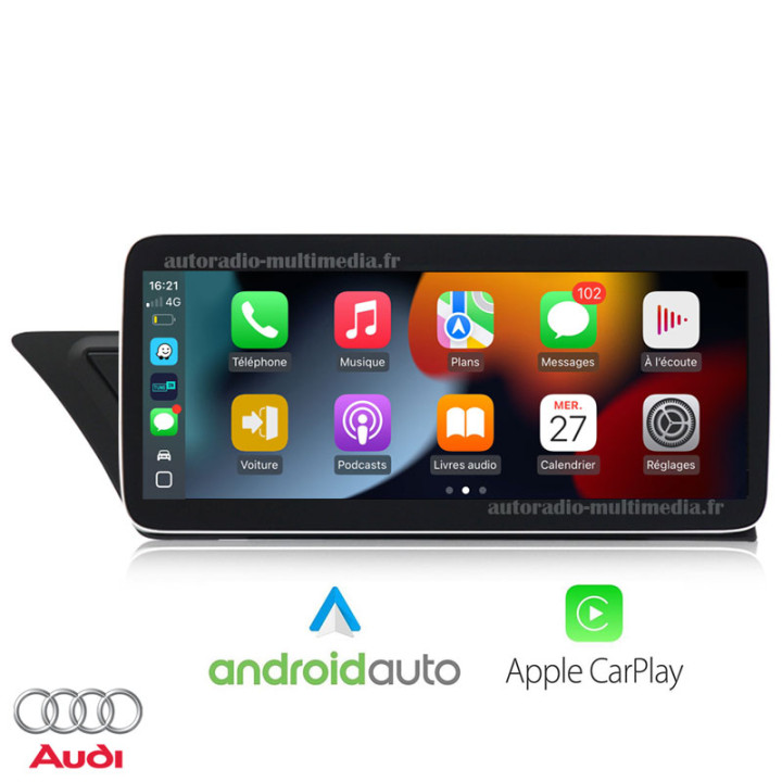 Ecran Android Carplay pour Audi A4 / A5 Android 15