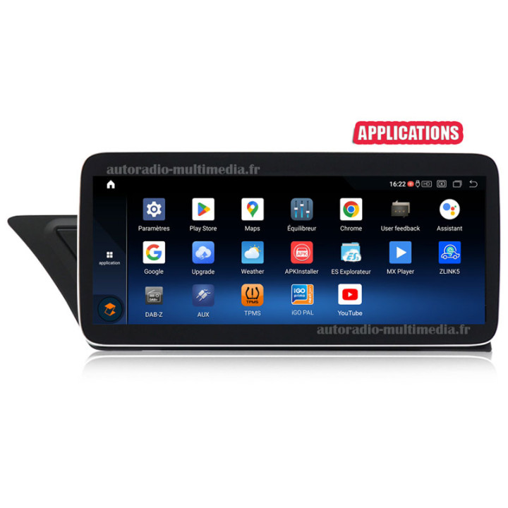 Ecran Android Carplay pour Audi A4 / A5 Android 15