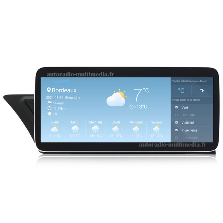 Ecran Android Carplay pour Audi A4 / A5 Android 15