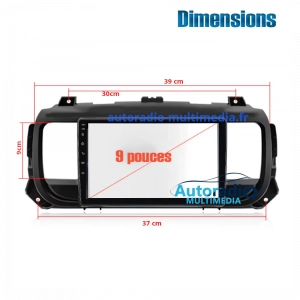 Autoradio pour Peugeot Expert 3 citroën Jumpy 3
