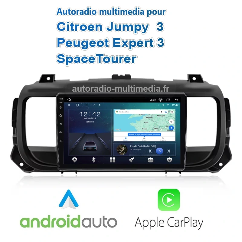 Autoradio pour Peugeot Expert 3 citroën Jumpy 3
