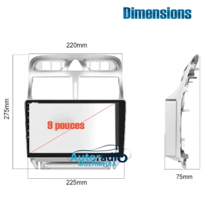 Autoradio Multimédia pour Peugeot 307 307CC 307SW