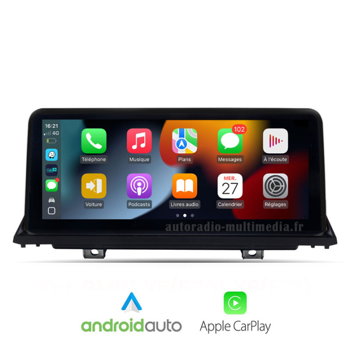 Autoradio BMW X5 E70 / X6 E71 - CarPlay & Android Auto
