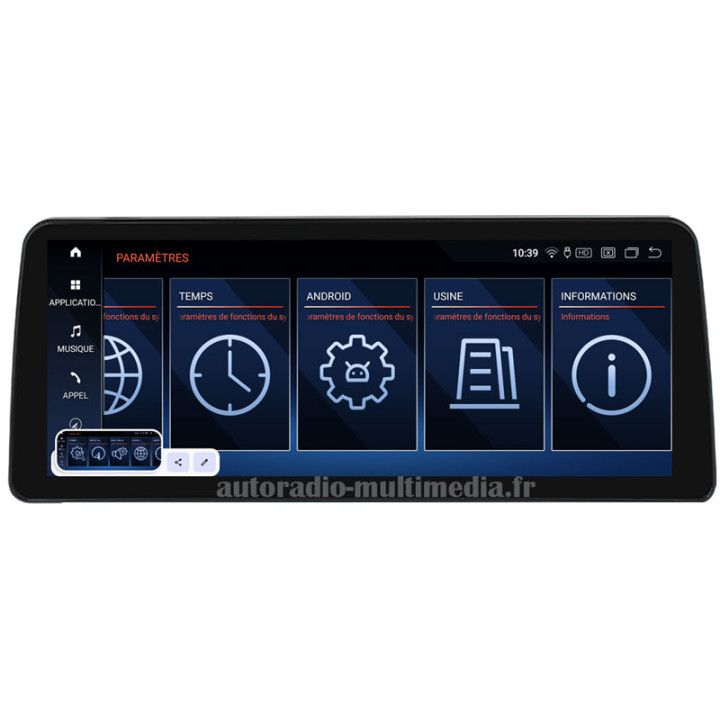 Autoradio BMW X5 E70 / X6 E71 - CarPlay & Android Auto