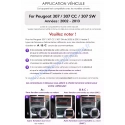 Apple CarPlay & Android Auto pour Peugeot 307 307CC 307SW