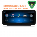 Ecran autoradio multimédia android 15 pour MERCEDES classe C GLC V W205 X253  2015 2016 2017 2018