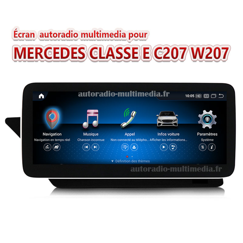 autoradio multimedia Mercedes Classe E A207 C207 W207  Android 15