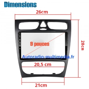 Apple CarPlay & Android Auto pour Mercedes Benz Classe C / CLK