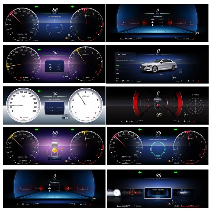 Compteur Digital Mercedes Classe C W204 W205