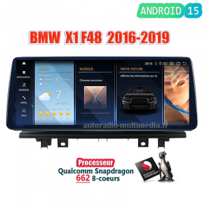 Ecran multimédia pour BMW  Série X1 F48