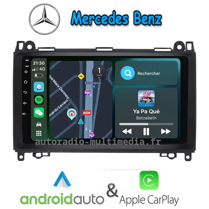 Apple CarPlay Android Mercedes Classe A B Vito Sprinter
