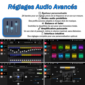 Autoradio Android-Auto et CarPlay Pour Volkswagen, Seat, Skoda