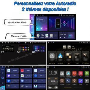 Autoradio Android-Auto et CarPlay Pour Volkswagen, Seat, Skoda
