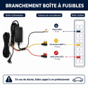 Rétroviseur caméra 1080P avec caméra de recul et écran tactile 10 pouces