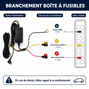 Rétroviseur caméra 1080P avec caméra de recul et écran tactile 10 pouces