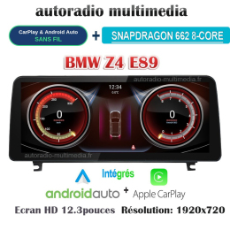 Autoradio BMW Z4 E89 CarPlay Android Auto sans fil