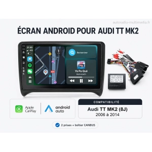 Apple CarPlay & Android Auto pour Audi TT MK2 2006-2014